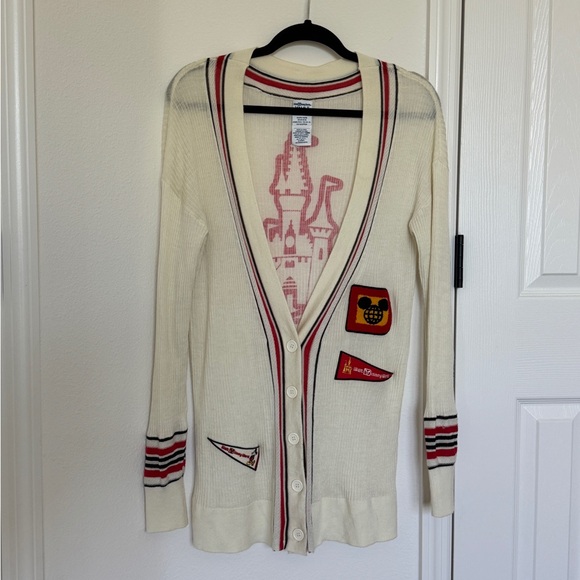 Disney World Vintage Vault Magic Kingdom Cardigan Sweater - Picture 1 of 5